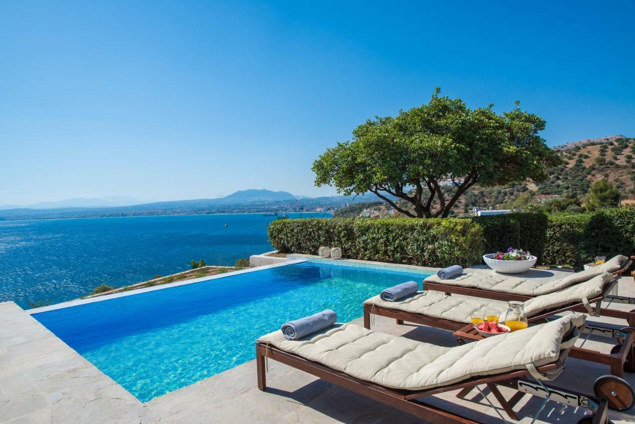 Helidoni Hill seaview family villa Palaiokastro  Exterior foto