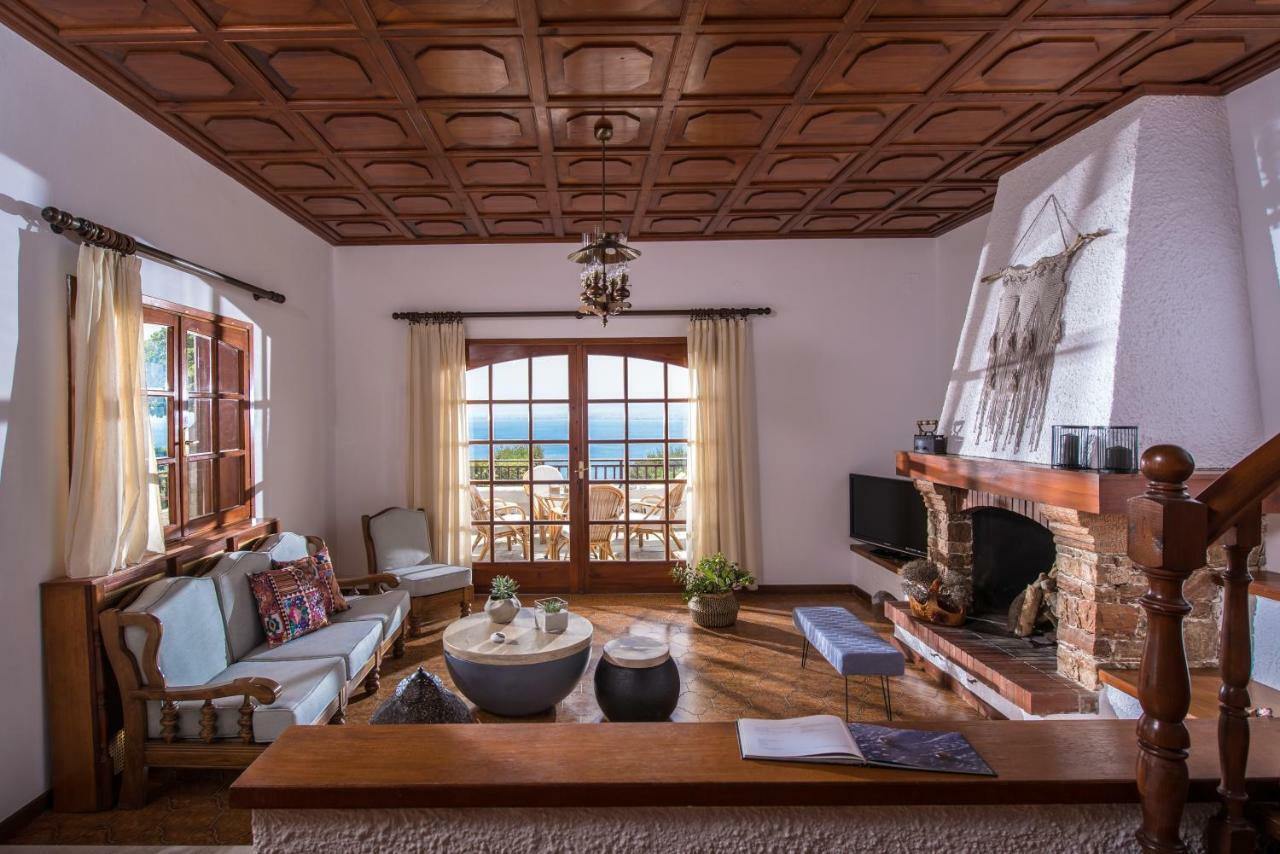 Helidoni Hill seaview family villa Palaiokastro  Exterior foto